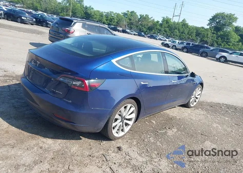 2018 Tesla Model 3 Long Range/Performance из США, поврежденный, VIN 5YJ3E1EB7JF117561